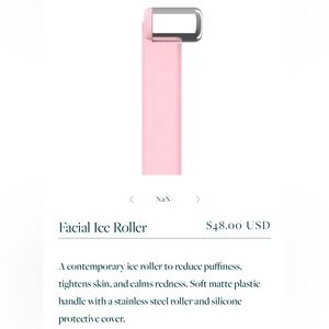NIB Quiet Hours Pink Facial Ice Roller